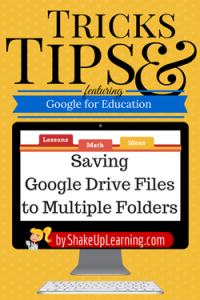 Saving Google Drive Files to Multiple Folders