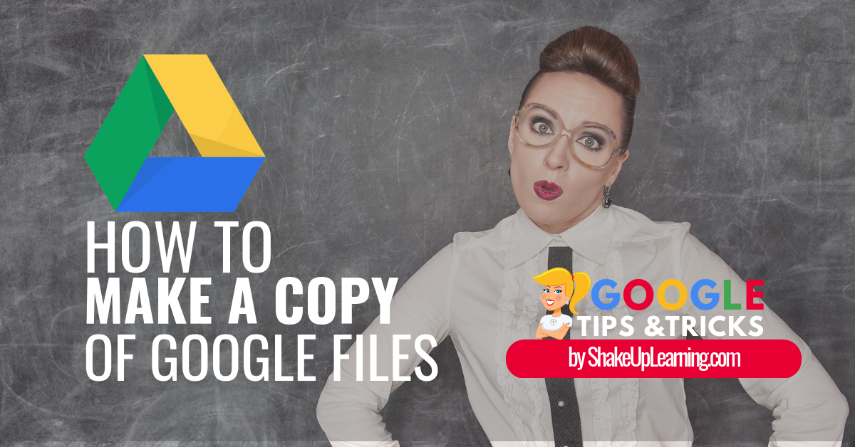 how to make a copy of google files