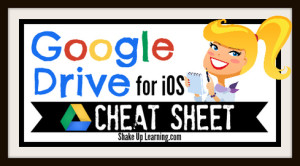 Google Drive for iOS Cheat Sheet