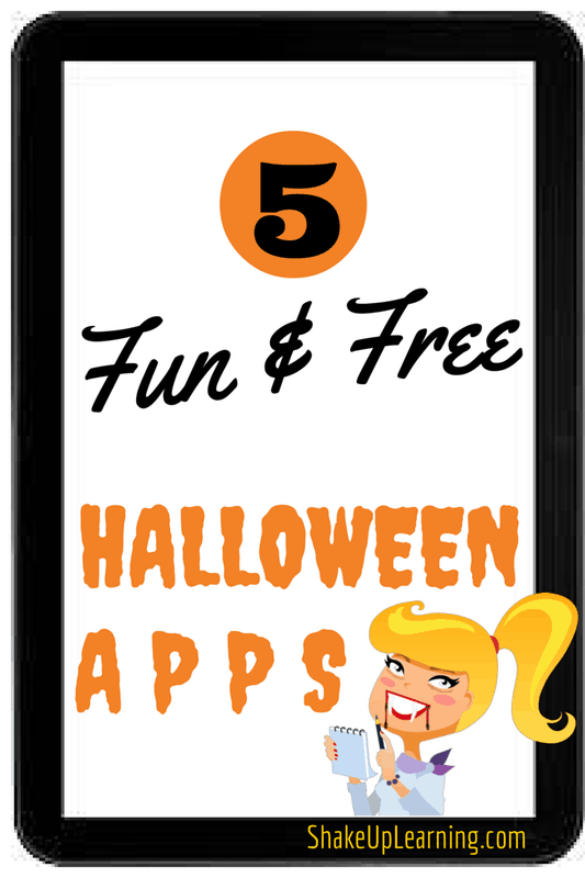 5 Fun and Free Halloween Apps | Shake Up Learning | www.shakeuplearning.com | #edtech #ipaded #iosdedapp #halloween