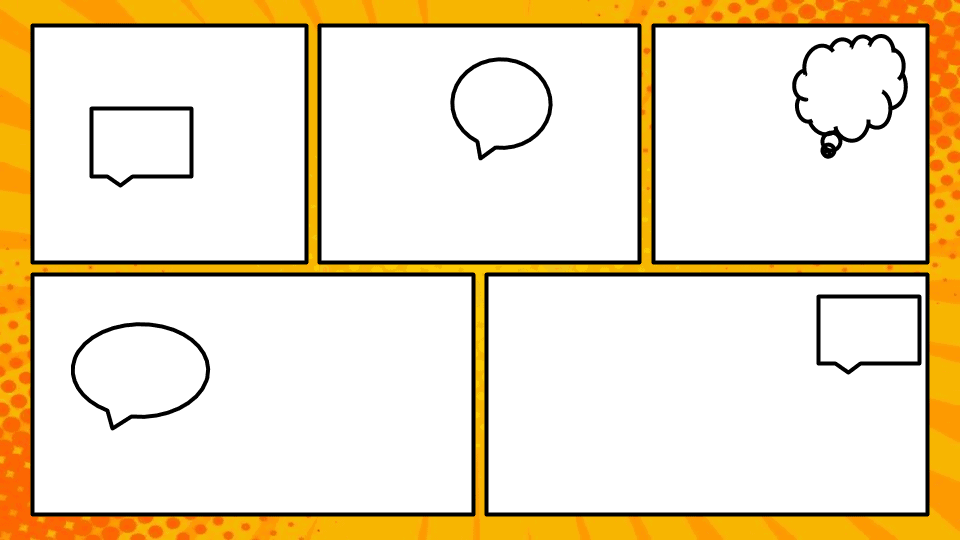 comic strips template