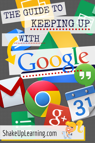 The Guide to Keeping Up With Google: Hashtags, Twitter, G+, Communities, Blogs and Channels You Should Follow | Shake Up Learning | www.shakeuplearning.com