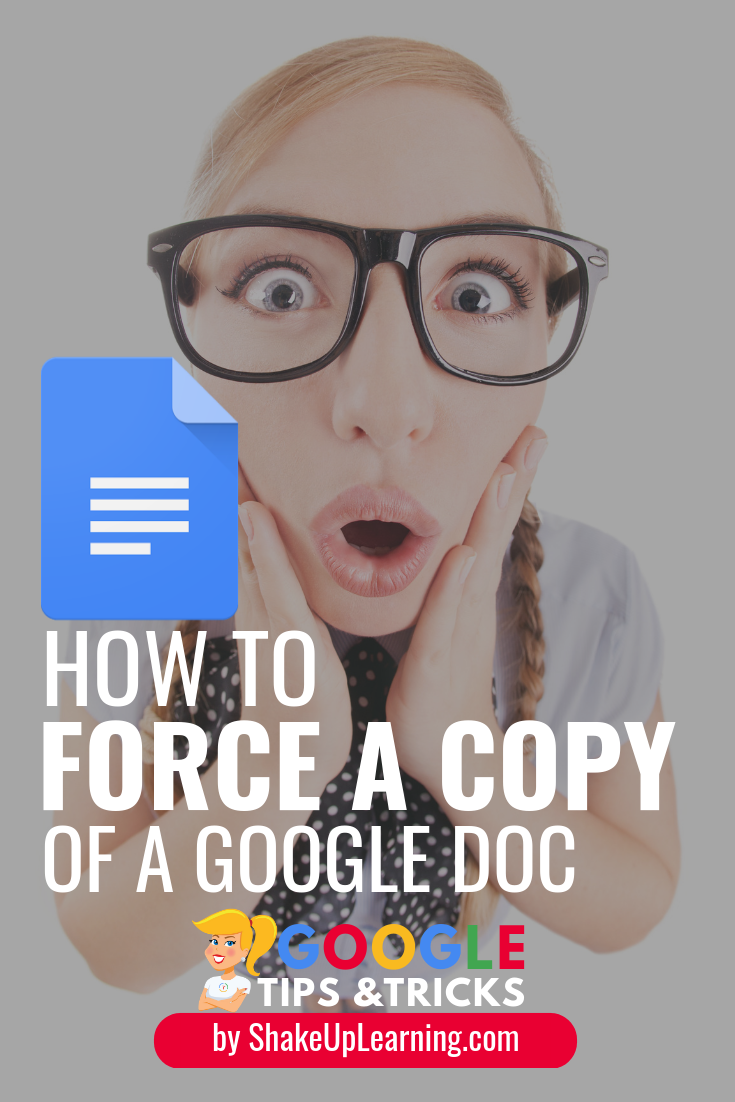 Force Users To Make A Copy Of A Google Doc