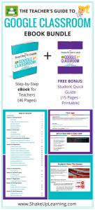 The Teacher's Guide to Google Classroom eBook Bundle! | www.ShakeUpLearning.com | #googleclassroom #gafe #edtech