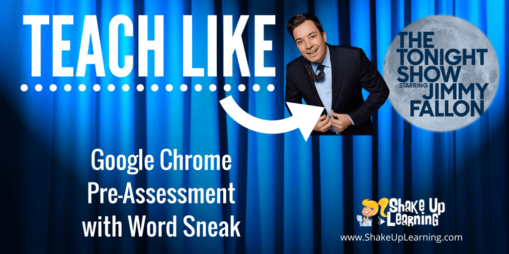 Teach Like The Tonight Show: Google Chrome Word Sneak Game #GAFE