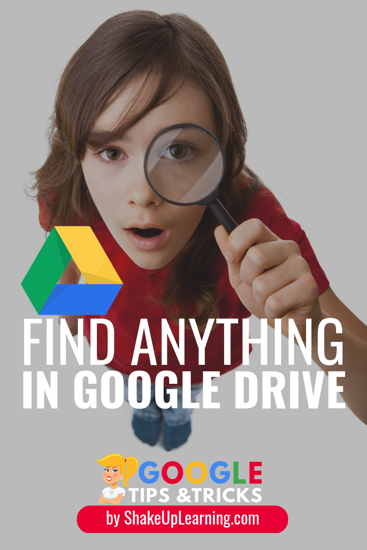 find anything in google drive