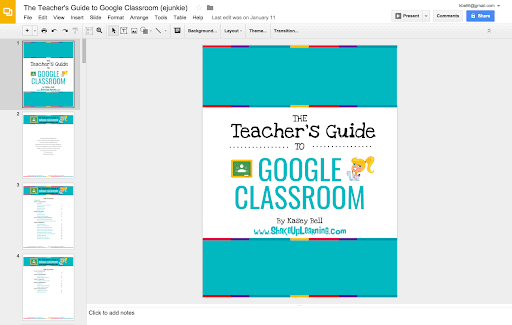 How to Create an eBook with Google Slides