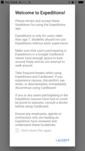 Google Expeditions Guidelines