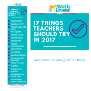 17 Things for Teachers to Try in 2017