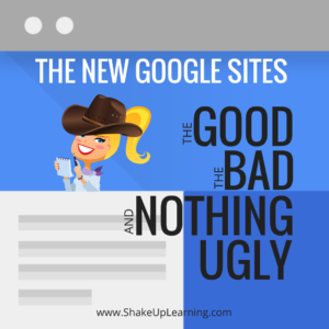 new google sites: the good the bad and nothing ugly
