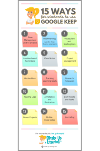 15 Ways for Students to Use Google Keep