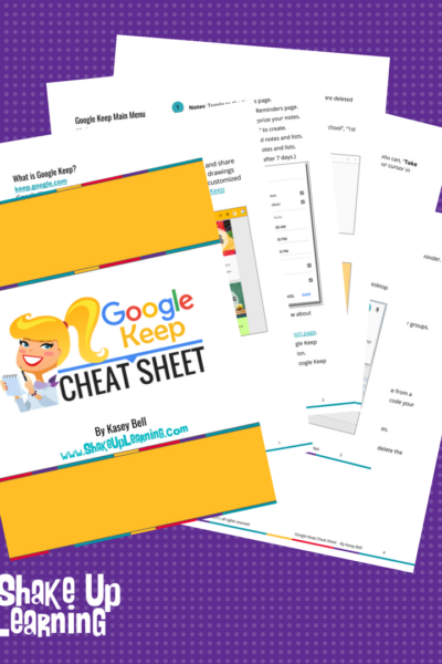 Google Keep Cheat Sheet