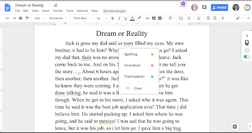 critterion essay grader word count