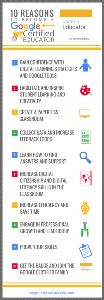 10 Reasons to Become a Google Certified Educator