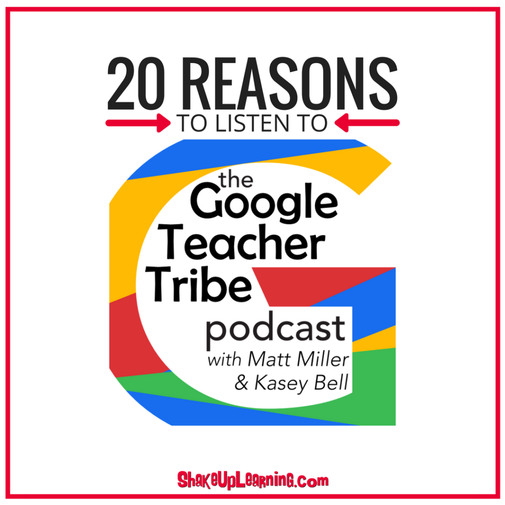 20 Reasons to Listen to The Google Teacher Tribe Podcast!