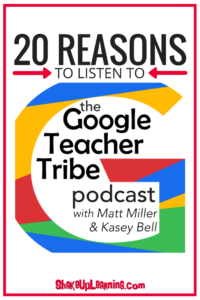 20 Reasons to Listen to The Google Teacher Tribe Podcast