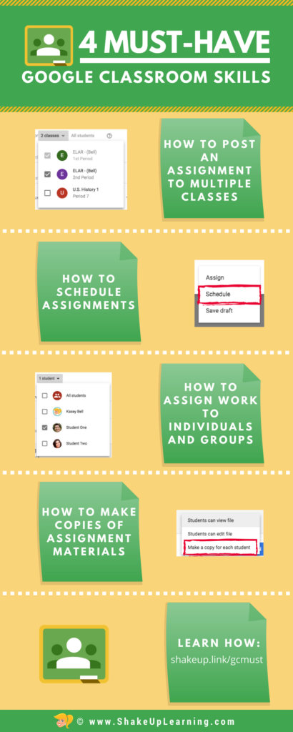 4 Must-Have Google Classroom Skills