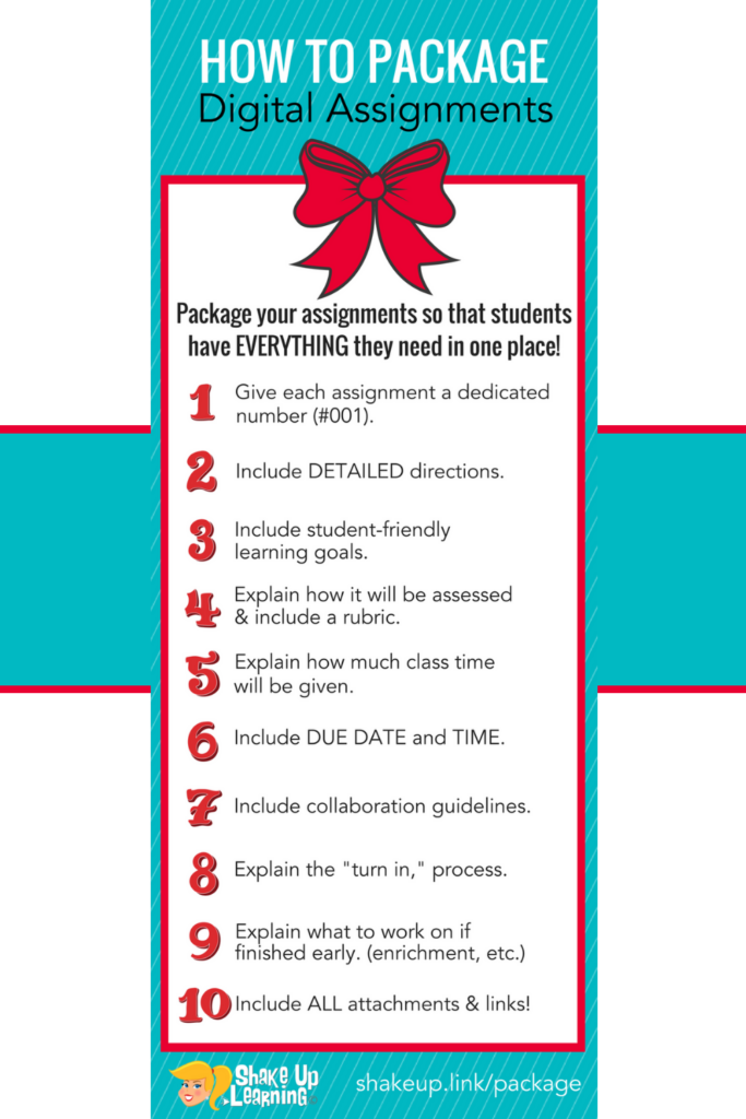 How to Package Digital Assignments