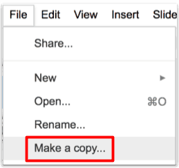 How to Make a Copy of Google Files