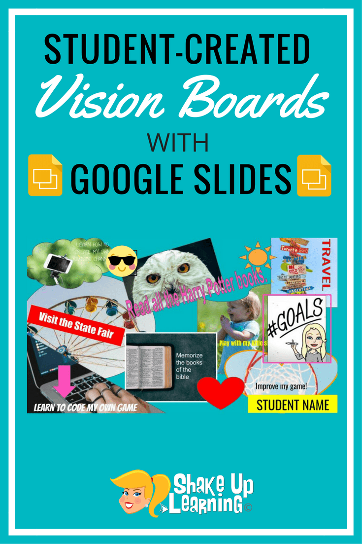 Student-Created Vision Boards with Google Slides