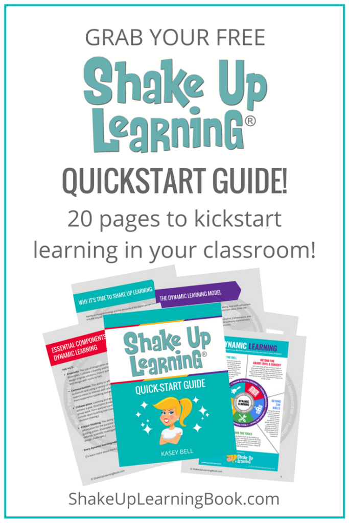 Shake Up Learning with the FREE QUICKSTART GUIDE!