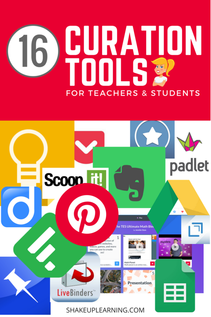 16 Curation Tools for Teachers and Students