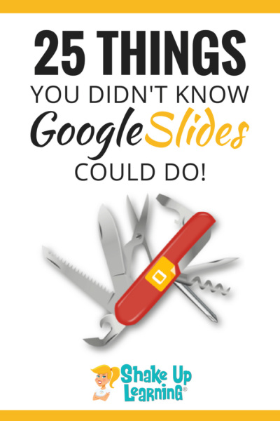 25 Things You Didn’t Know Google Slides Could Do