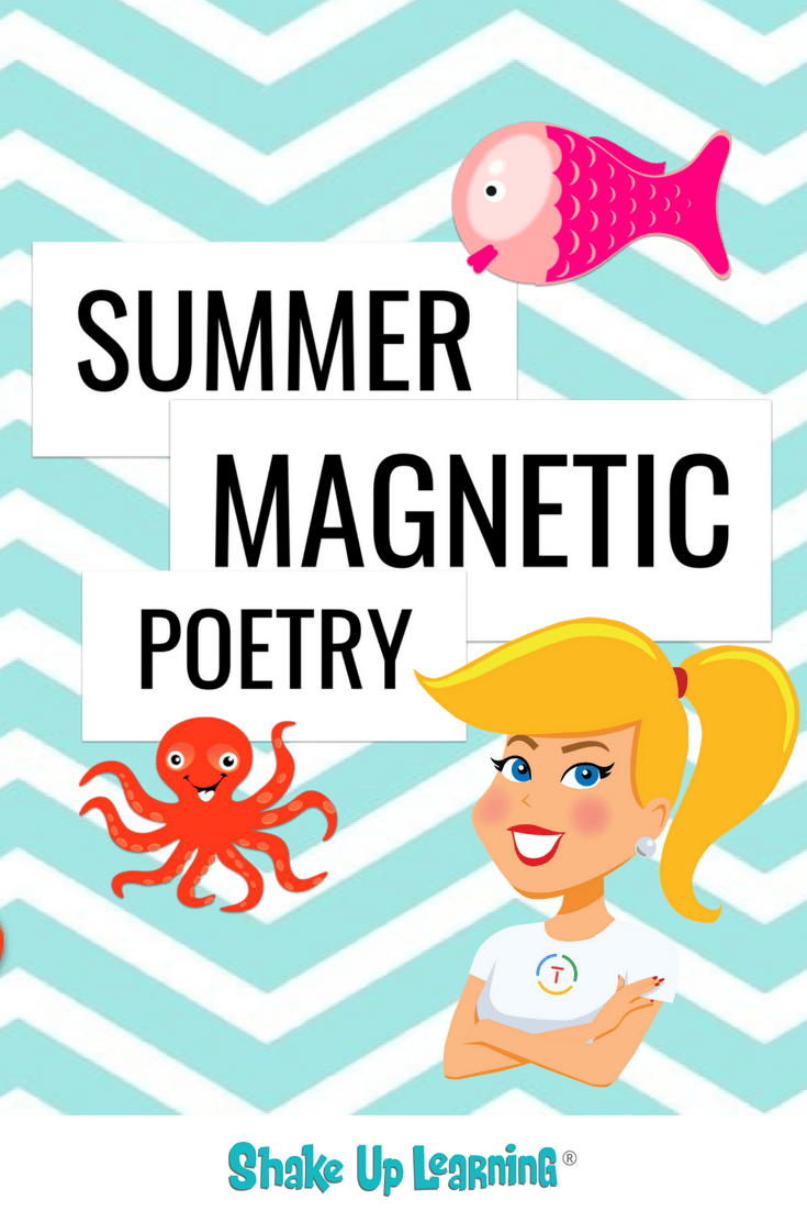 Summer Magnetic Poetry (FREE Template and Tutorial)