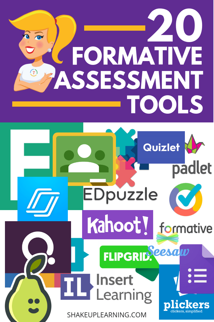 20 Formative Assessment Tools for Your Classroom | Shake Up Learning ...