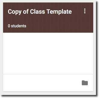 Google Classroom Image Template