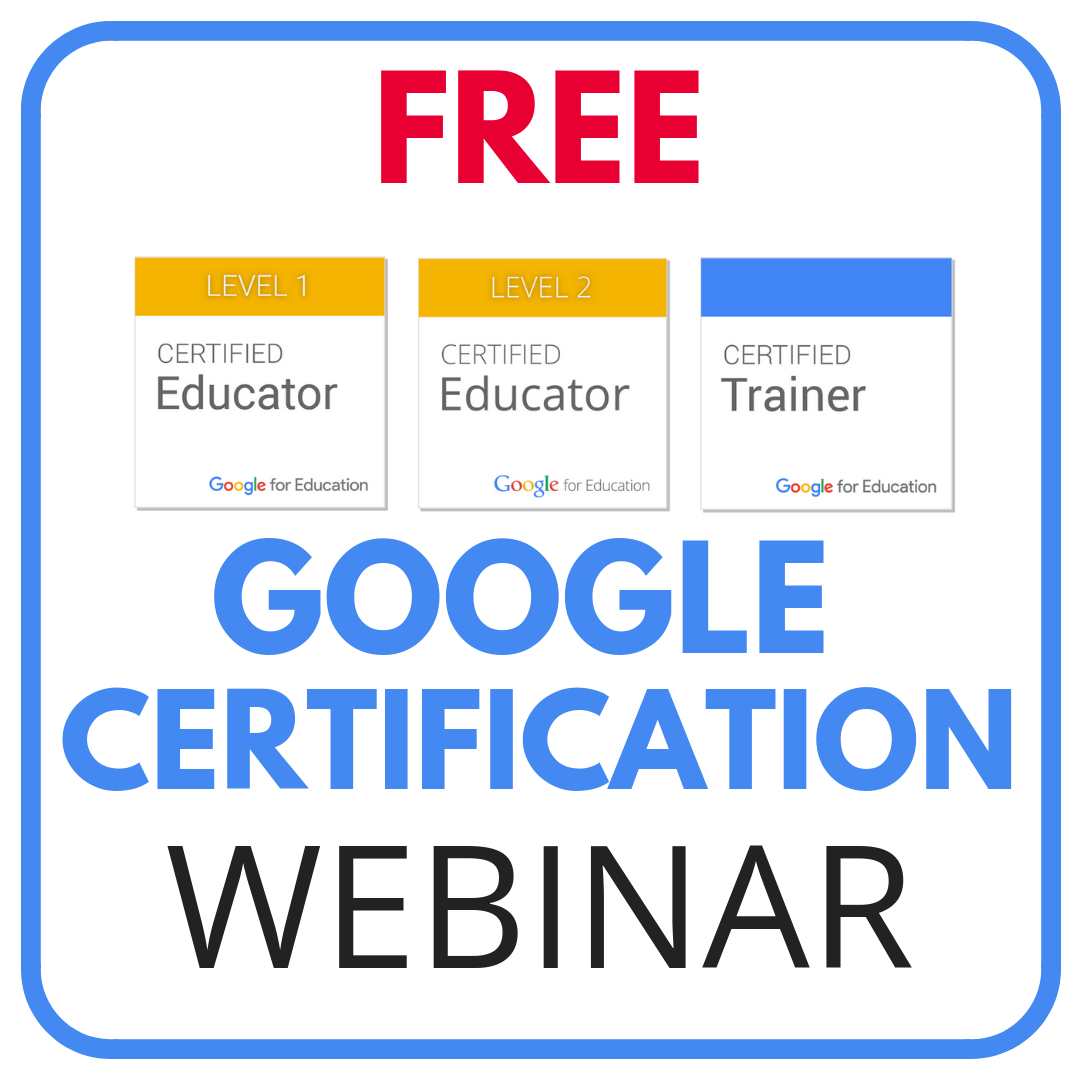 FREE Google Certification Webinar