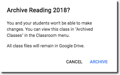 Google Classroom Cleanup Tips for the End of the Year