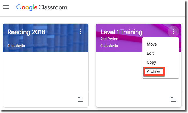 Google Classroom Cleanup Tips for the End of the Year