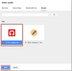 How to Insert Audio in Google Slides