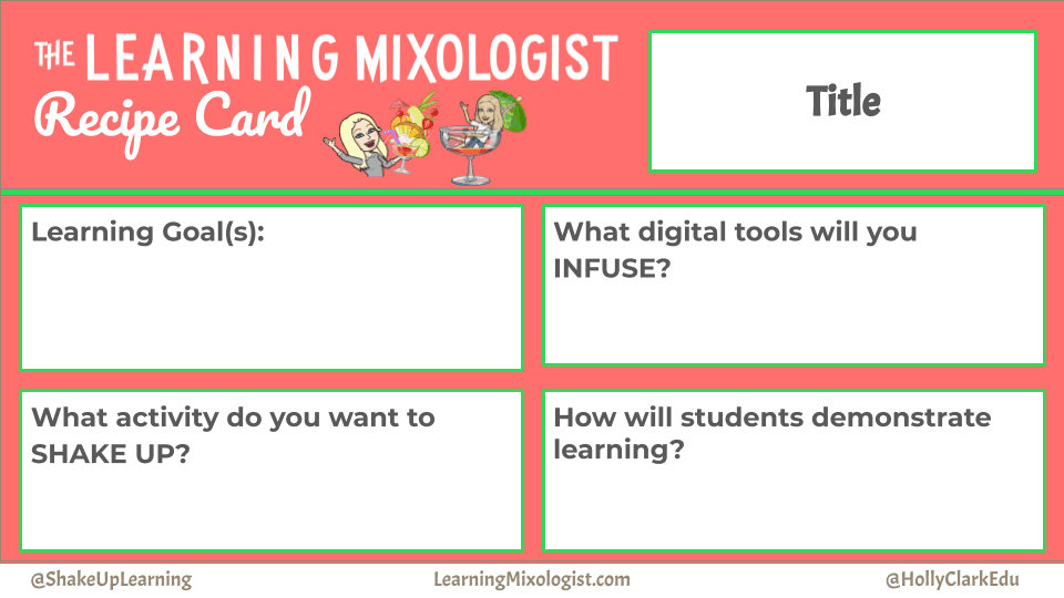 The Learning Mixologist - ISTE 2019