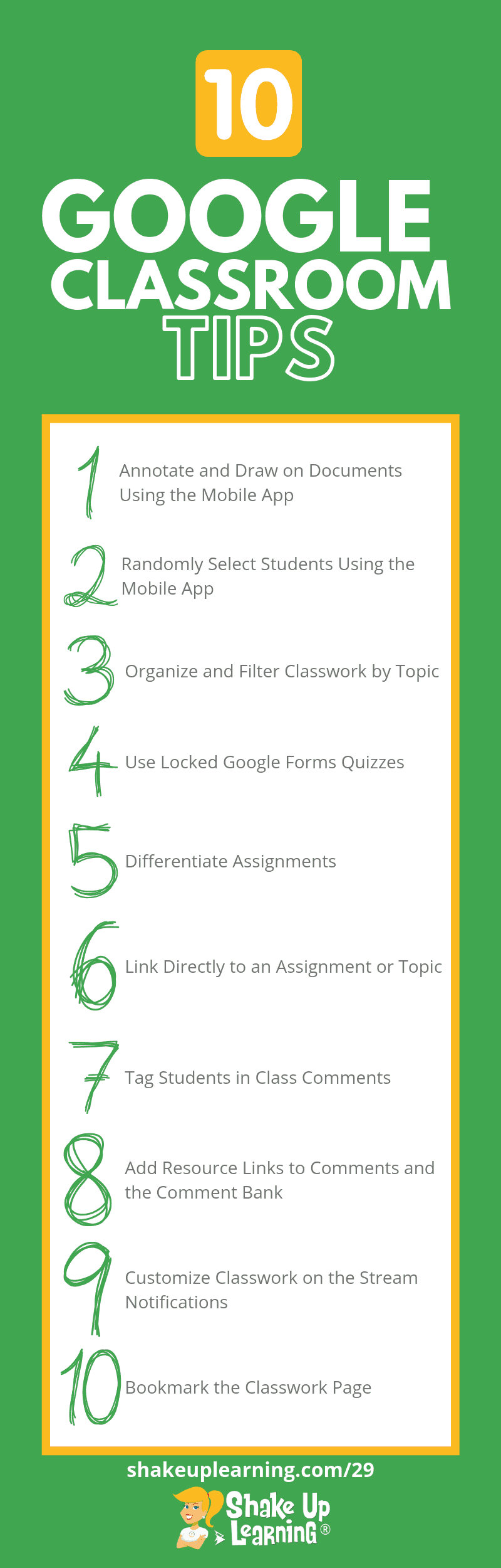 Google Drive & Google Classroom Tips - Maneuvering the Middle