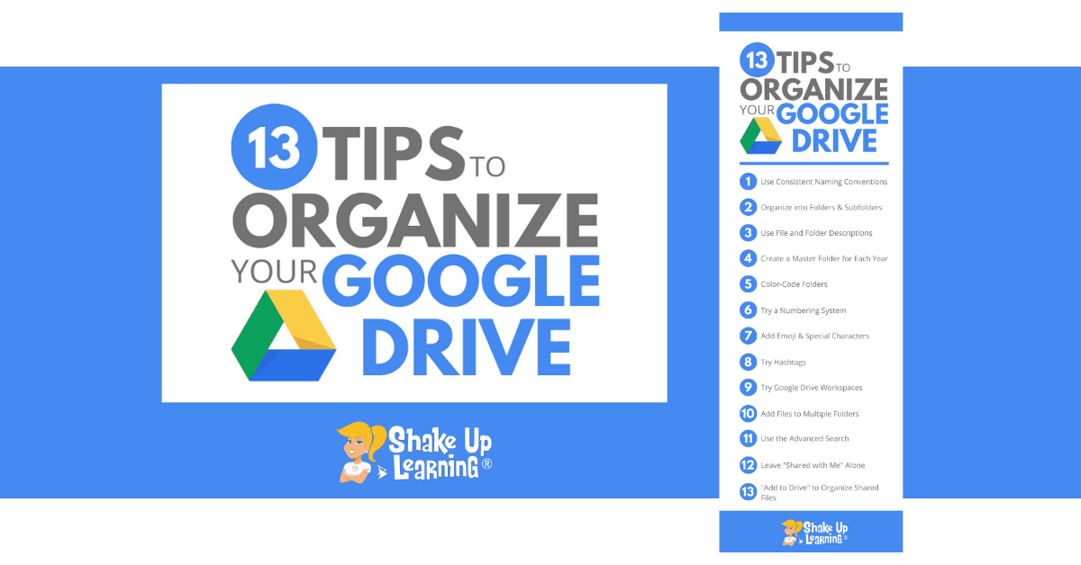 13 tips to organize your google drive