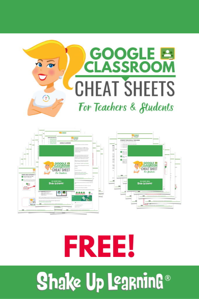 The Google Classroom Cheat Sheets for Teachers and Students!