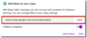 How to Integrate Google Classroom and Google Meet