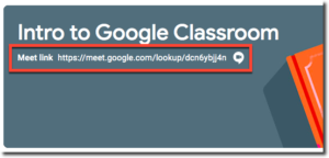 How to Integrate Google Classroom and Google Meet