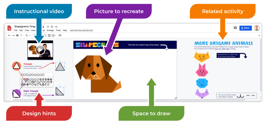 Shake Up Learning with Shapegrams and Google Drawings