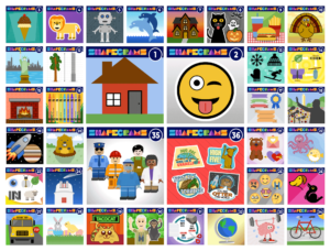 Shapegrams: Grab-and-Go Google Drawings Lessons