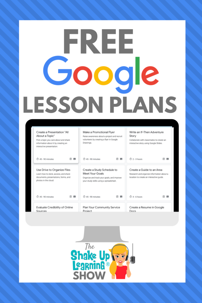 FREE Google Lesson Plans for Teachers and Students - SULS087