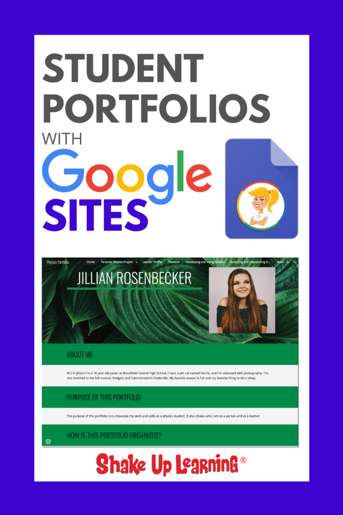 Student Portfolios with Google Sites