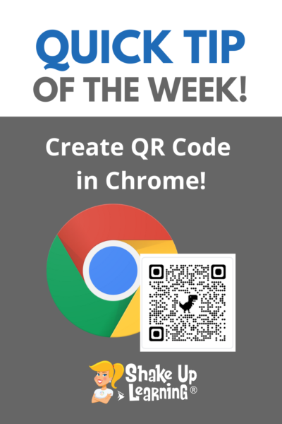 Quick Tip: Create QR Code in Chrome