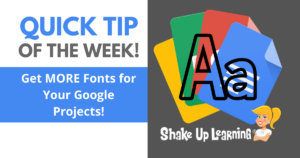 Yes, you can get MORE fonts for your Google projects! Do you get frustrated by the font selection in Google Docs, Sheets, Slides, Drawings, etc.? At first, the list of fonts in most Google applications seems very limited. If you are a font snob, this just doesn't cut it. But you may be missing a simple way to get more fonts.