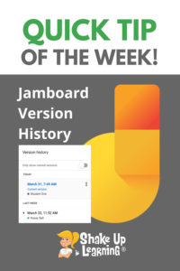 How to Access Version History in Jamboard