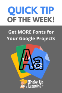 Get MORE Fonts for Your Google Projects! (Docs, Slides, Sheets, Drawings)