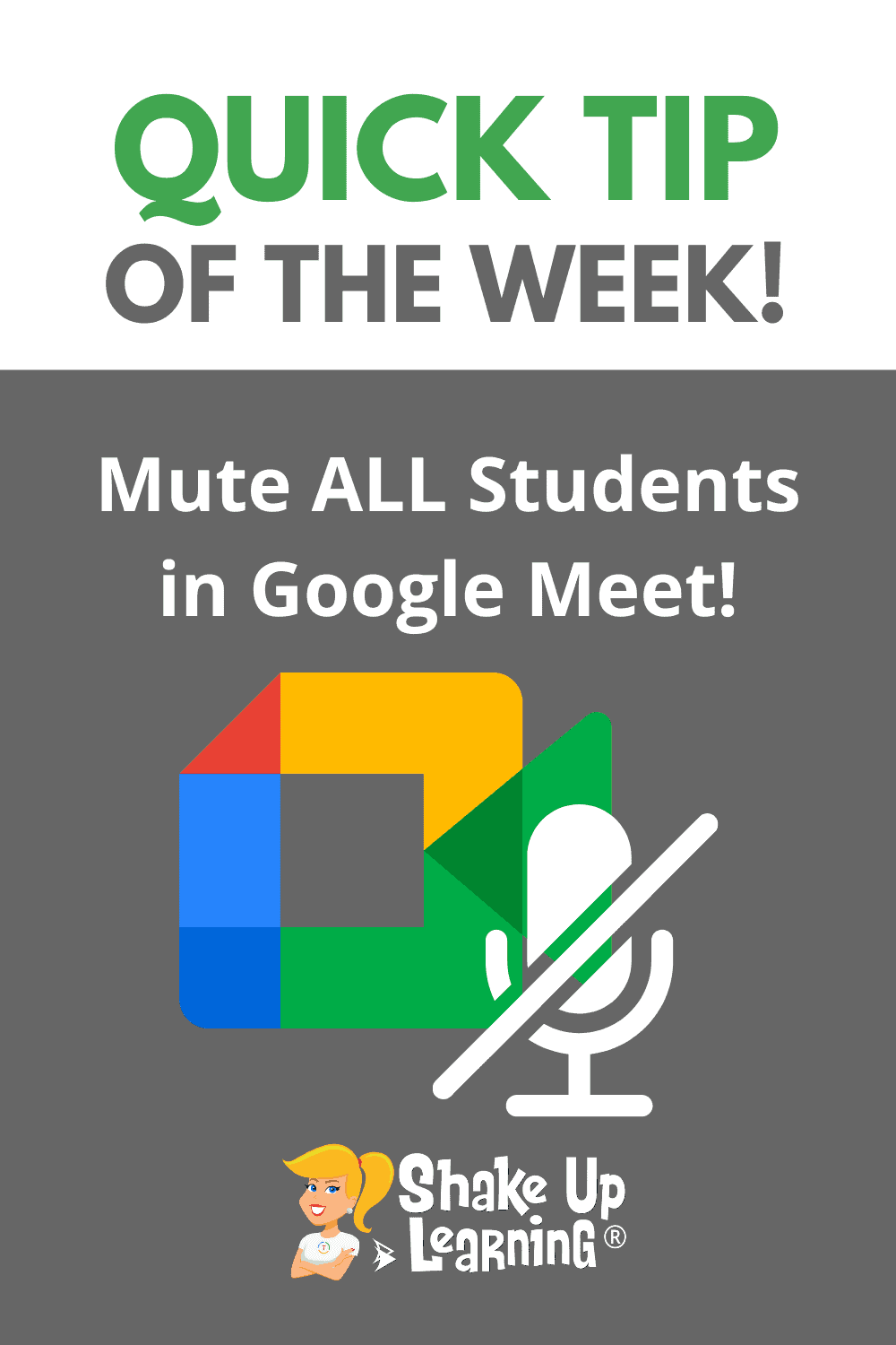 How to Mute ALL Students in Google Meet