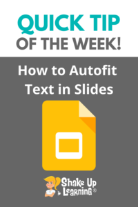 How to Autofit Text in Google Slides